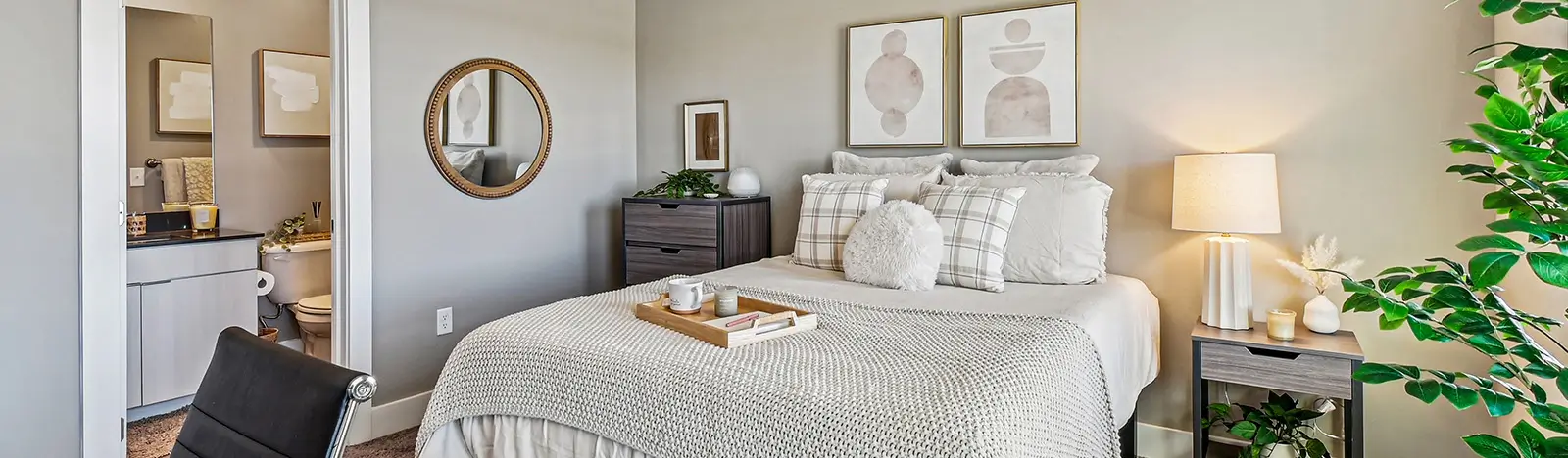 furnished bedroom